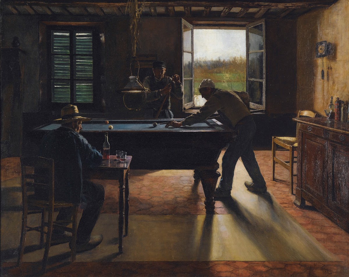 A Game Of Billiards 1881