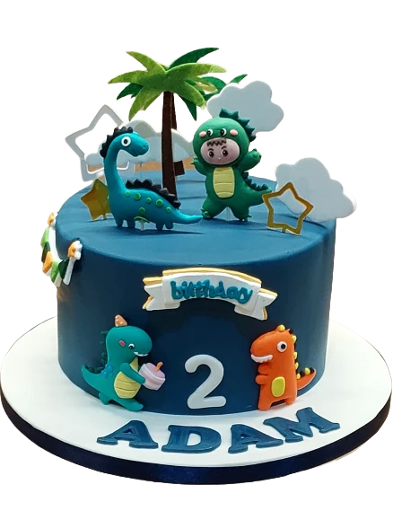 Dinosaur Themed Birthday Cake CB-NC612