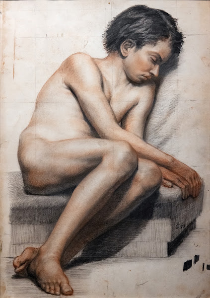 Child sitting asleep