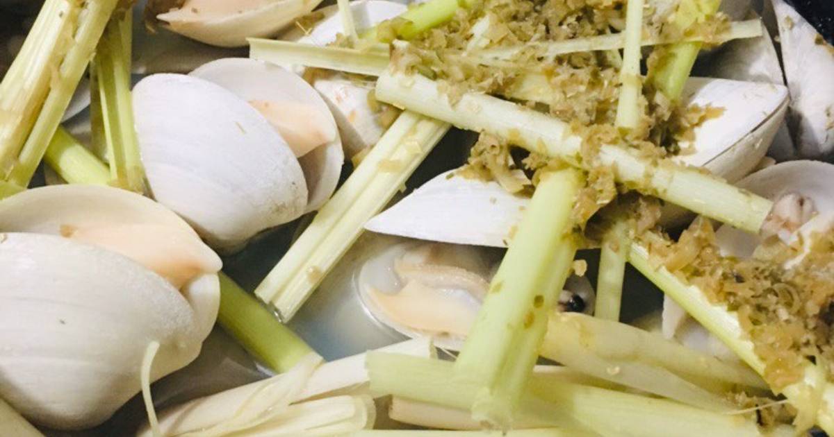 Nghêu sữa hấp sả