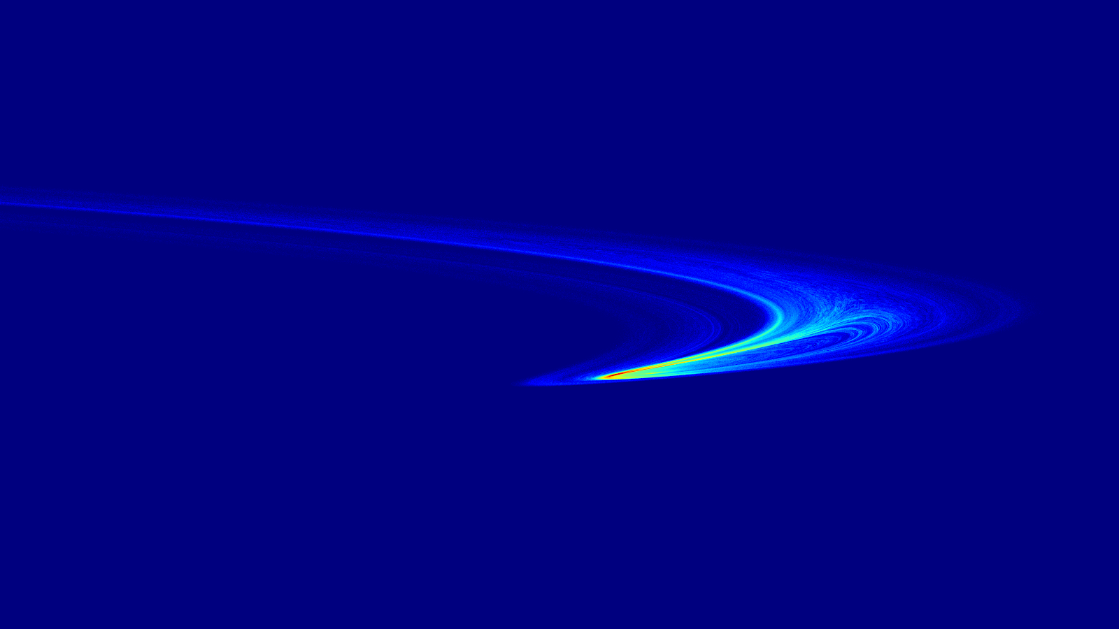 Abstract Glowing Blue Light Swirl - Abstract Rendering 8K Wallpaper (7680x4320)