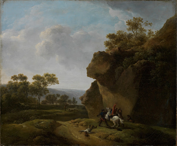 Landschaft mit einem Überfall 1765 1769