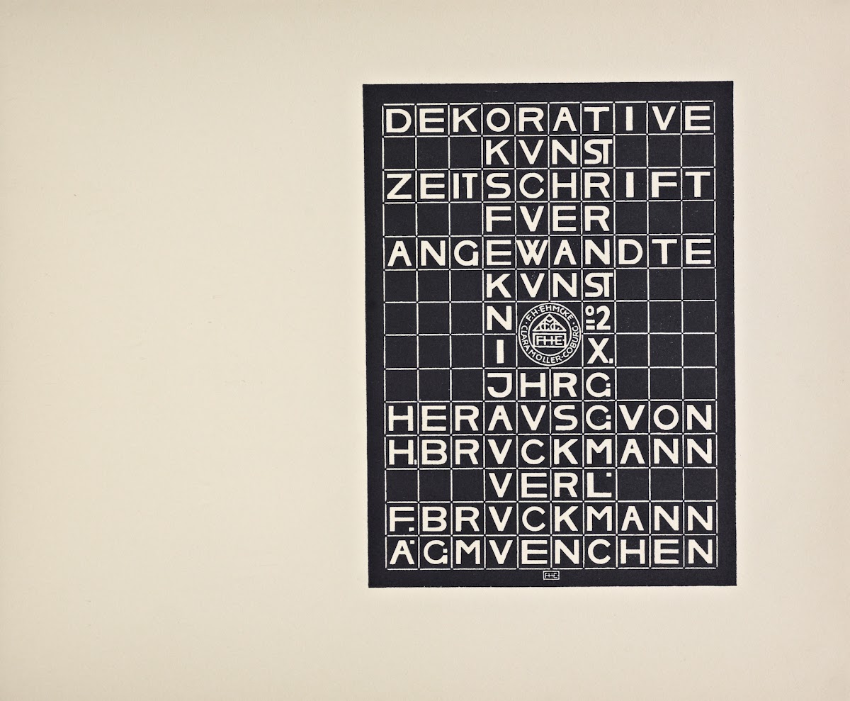 Beispiele kunstlerischer Schrift Pl075 1900