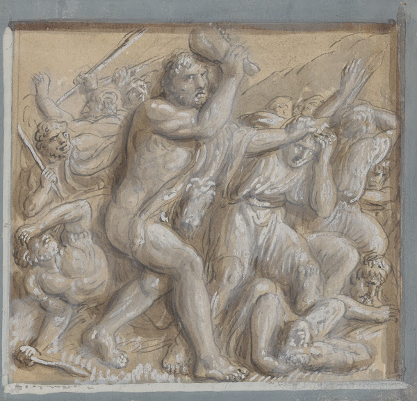 13 drawings after bas reliefs at Florence Pl10 19th Century