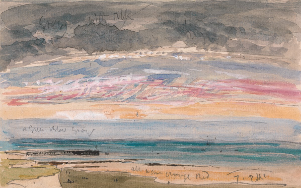 Evening Sky on the Coast between 1859 and 1861