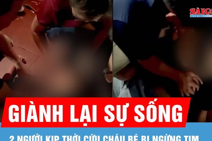 Tặng giấy khen 2 cá nhân kịp thời cứu sống cháu bé bị ngừng tim - Báo Sài Gòn Giải Phóng