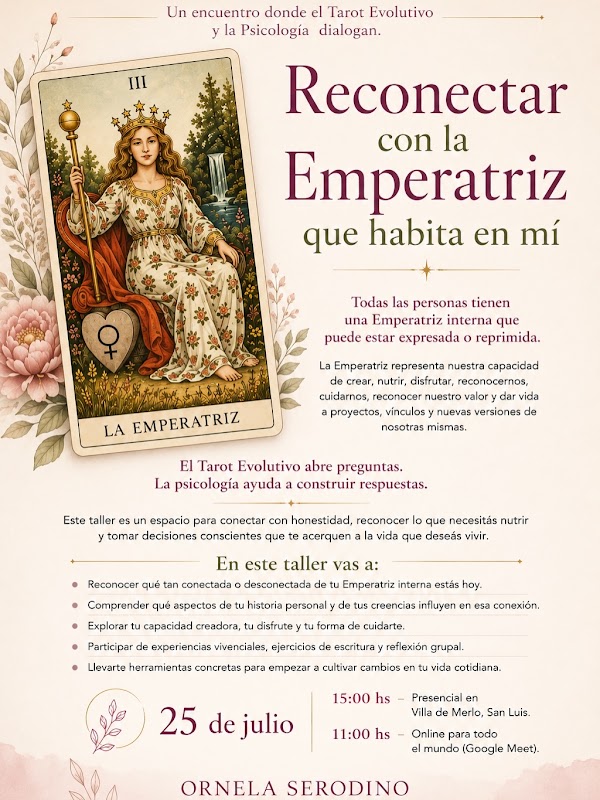 Reconectar con la Emperatriz que habita en mí