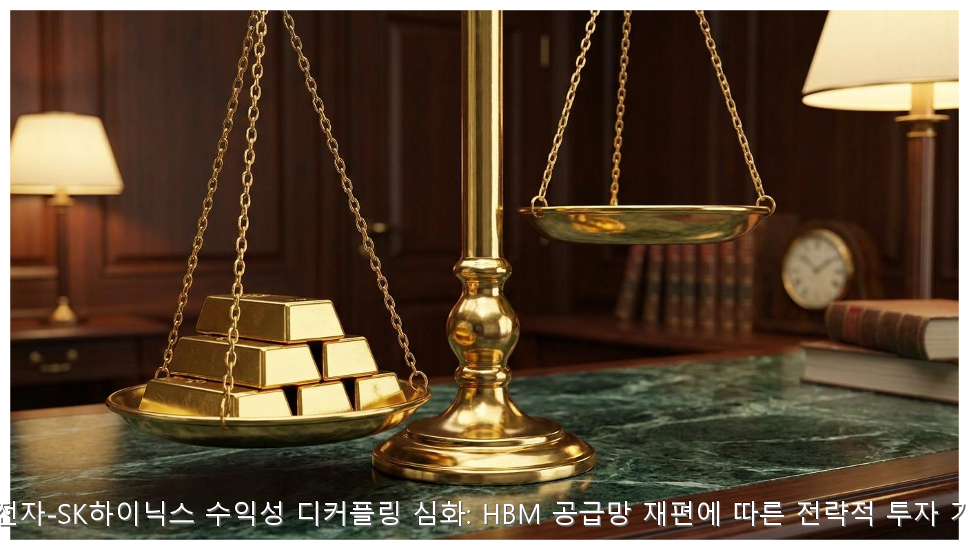 삼성전자-SK하이닉스 수익성 디커플링 심화: HBM 공급망 재편에 따른 전략적 투자 가이드 핵심 안내 및 분석 인포그래픽 (3)