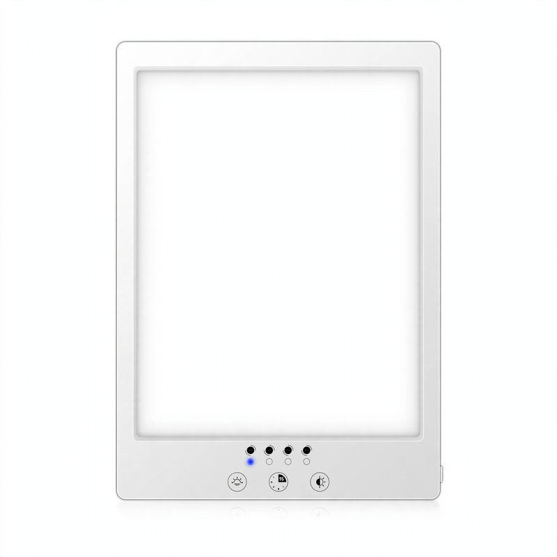 Daylight lamp with timer for light therapy