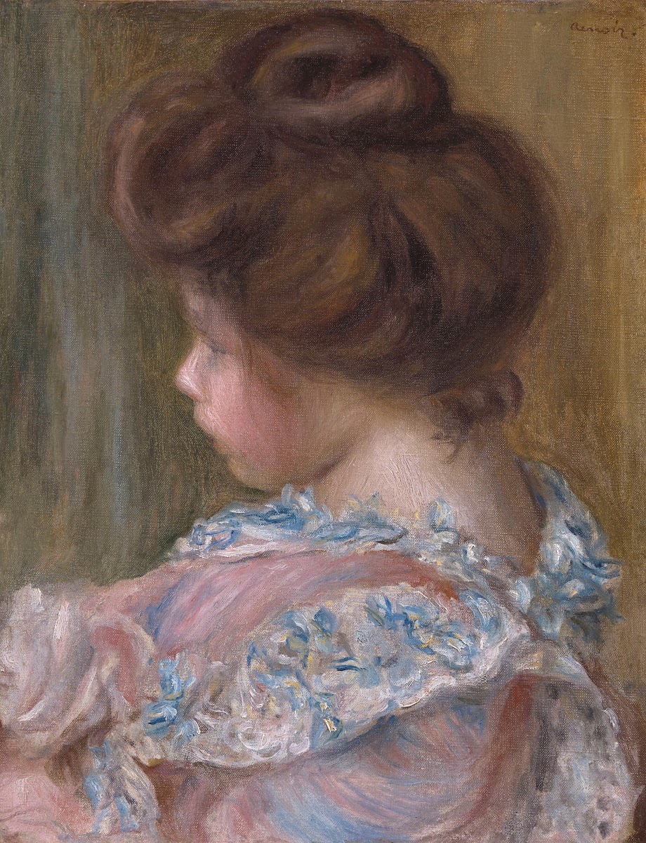Profil de jeune fille 1895