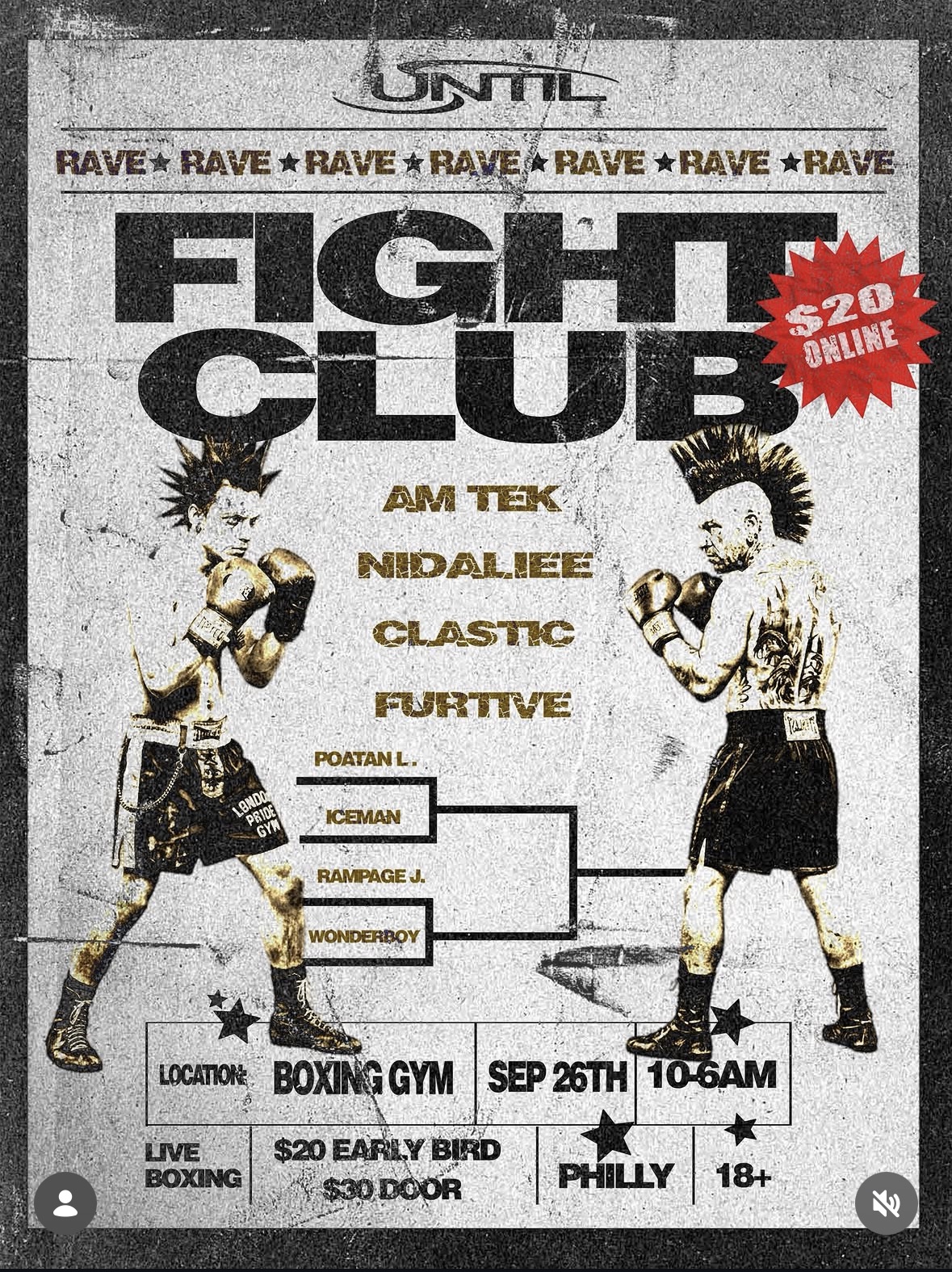 Flyer for Fight Club