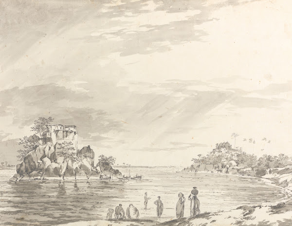 Original Drawings for Choix de Vues de LInde and Others Pl15 1780 1788
