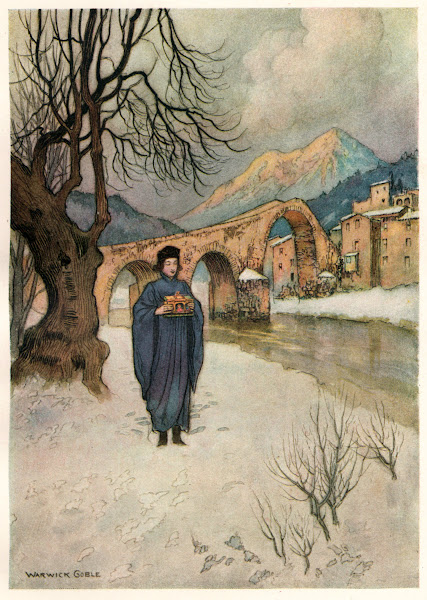 Lise in the Snow with the Casket 1911