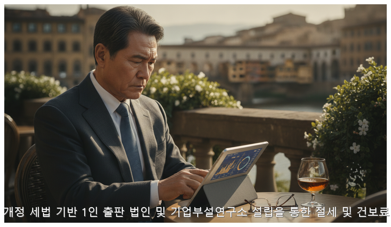 2026년 하반기 개정 세법 기반 1인 출판 법인 및 기업부설연구소 설립을 통한 절세 및 건보료 최적화 가이드 핵심 안내 및 분석 인포그래픽 (2)
