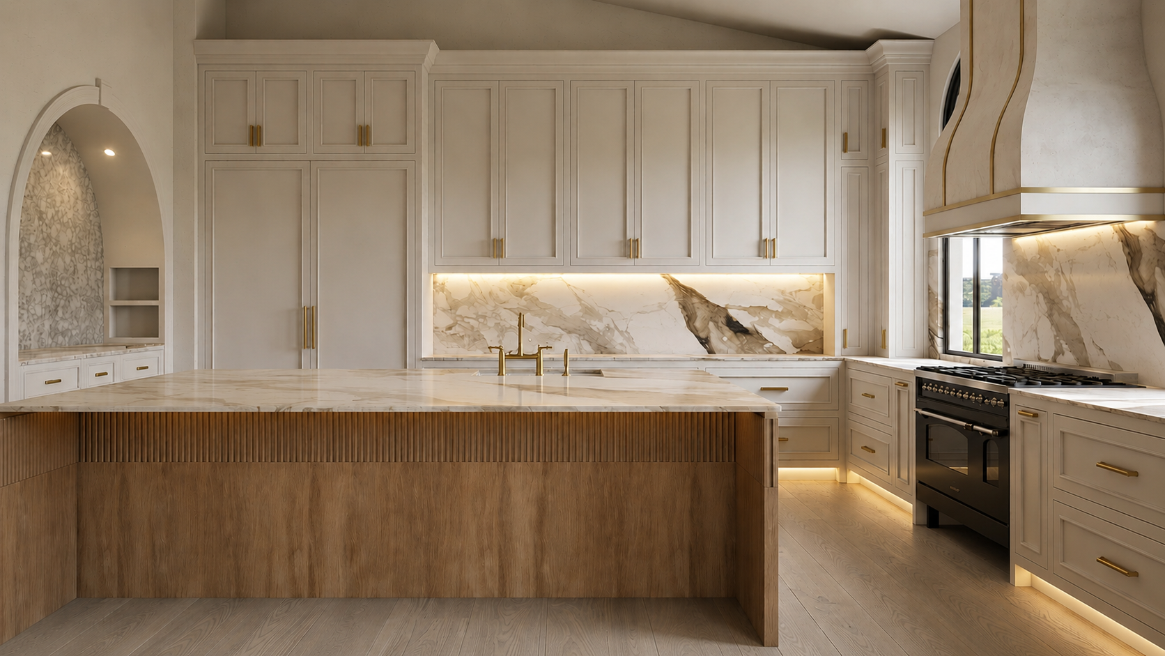 Kitchen Range Wall