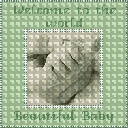 CMP P291 Welcome Baby Birth Certificate