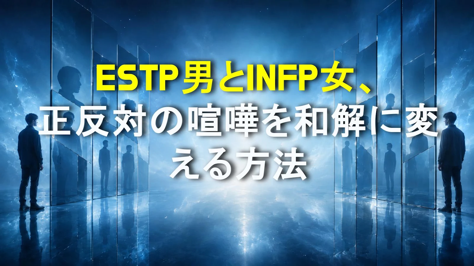 ESTP男とINFP女、正反対の喧嘩を和解に変える方法
