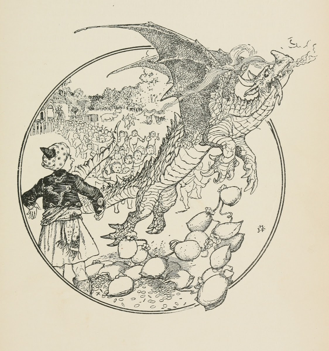 The Dragon alarmed 1906