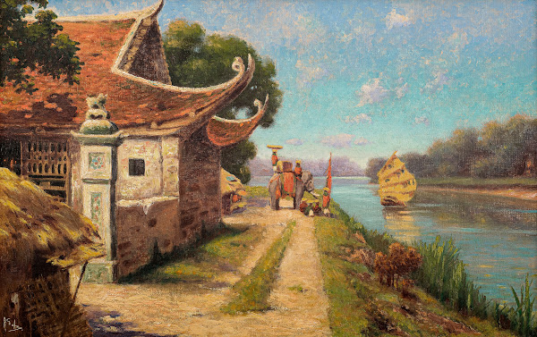 Scène tonkinoise Tonkinese Scene 1902