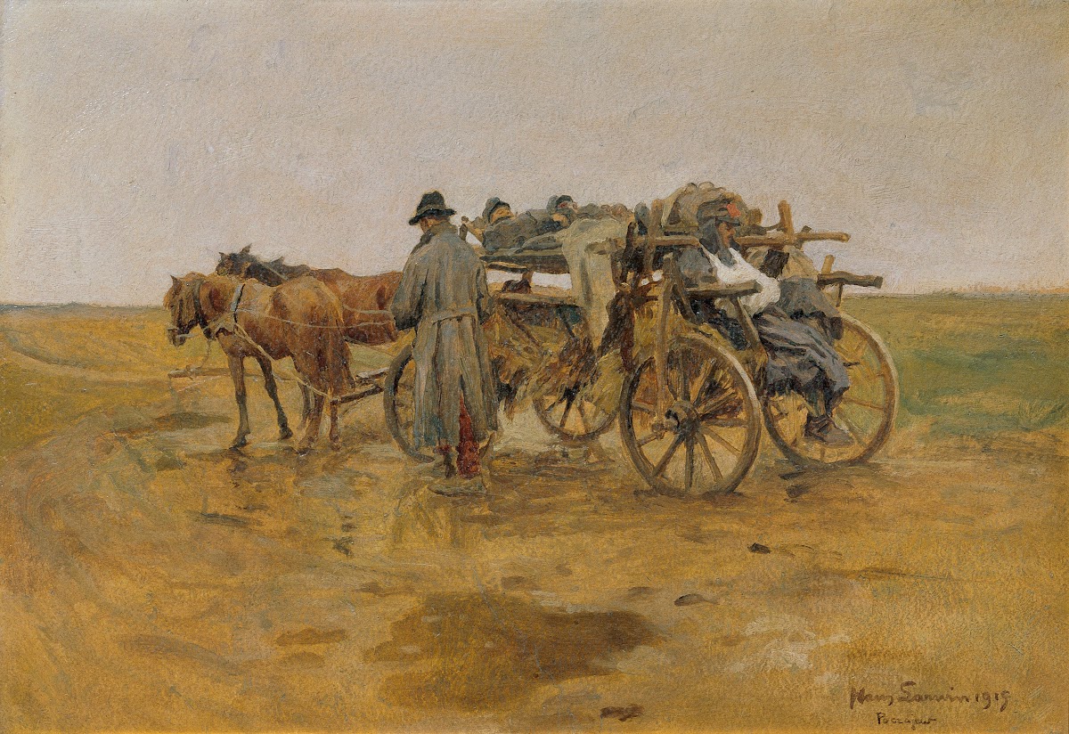 Verwundetentransport 1915