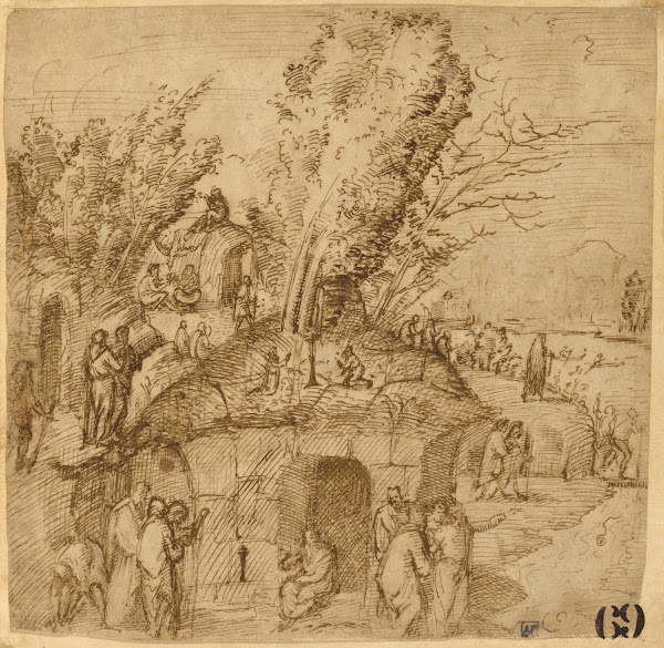 A Thebaid Monks and Hermits in a Landscape 1505