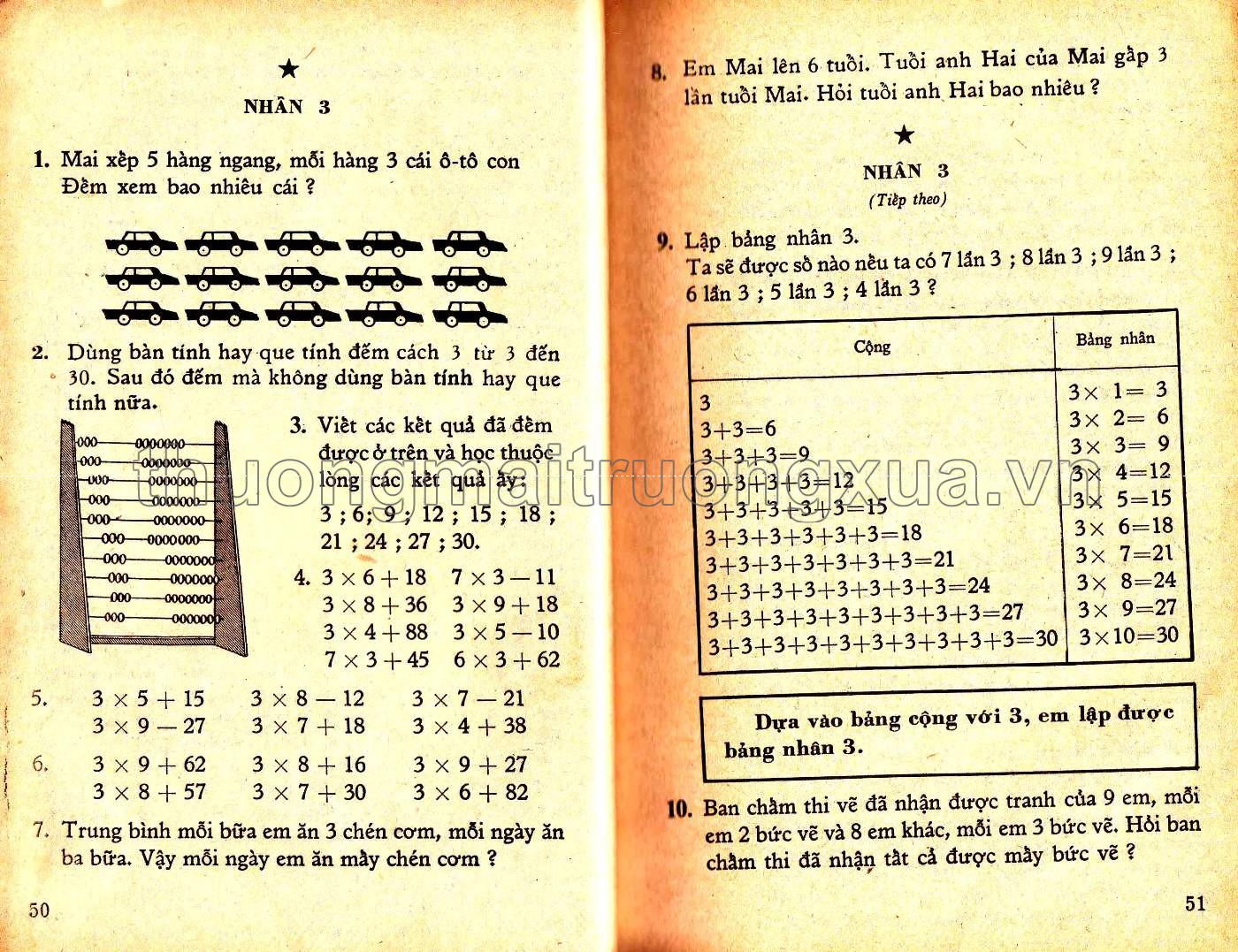 Toán lớp 3 phổ thông - Trang 26
