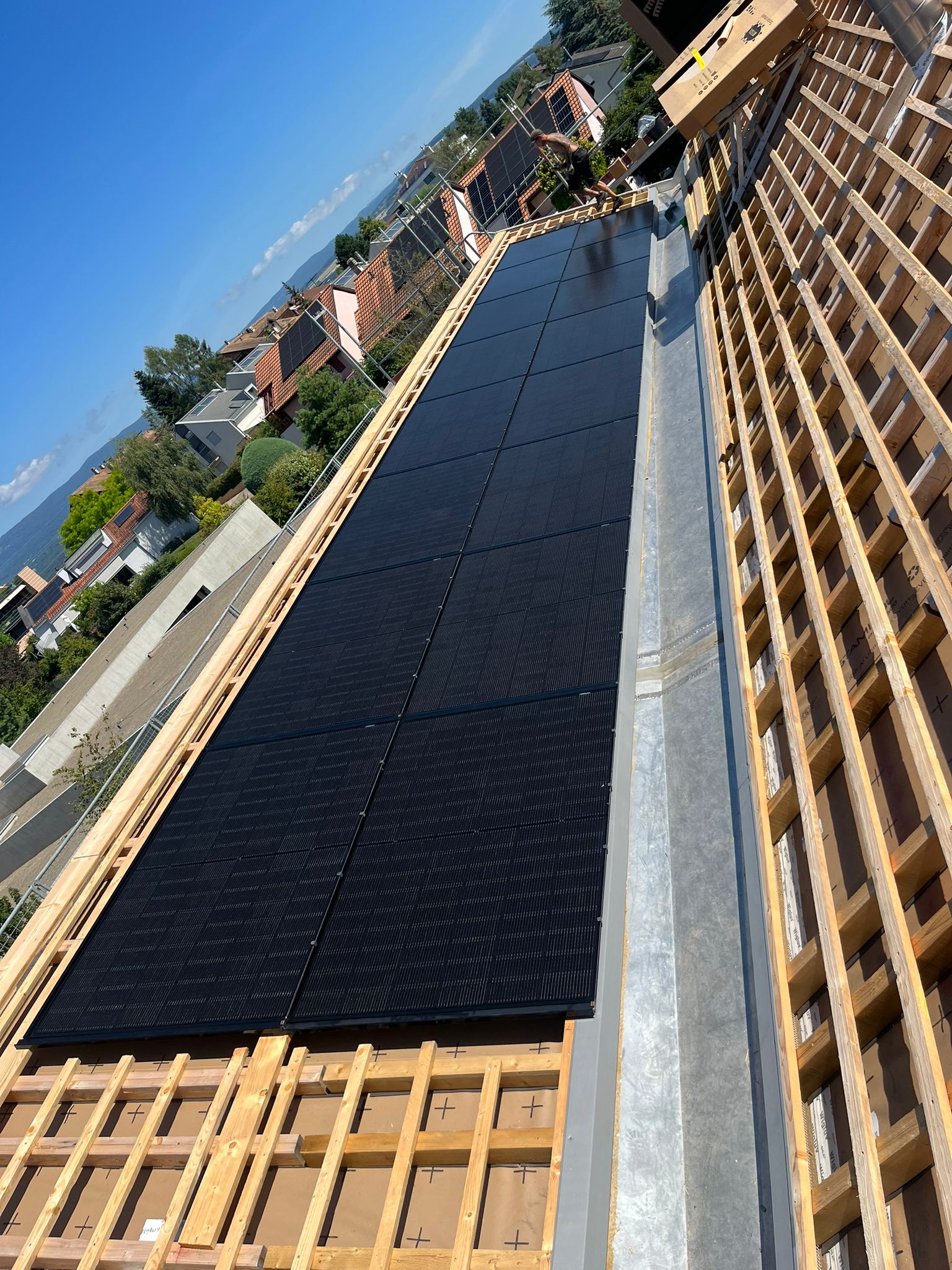 Installation photovoltaïque Sunergie à Prangins près de Nyon