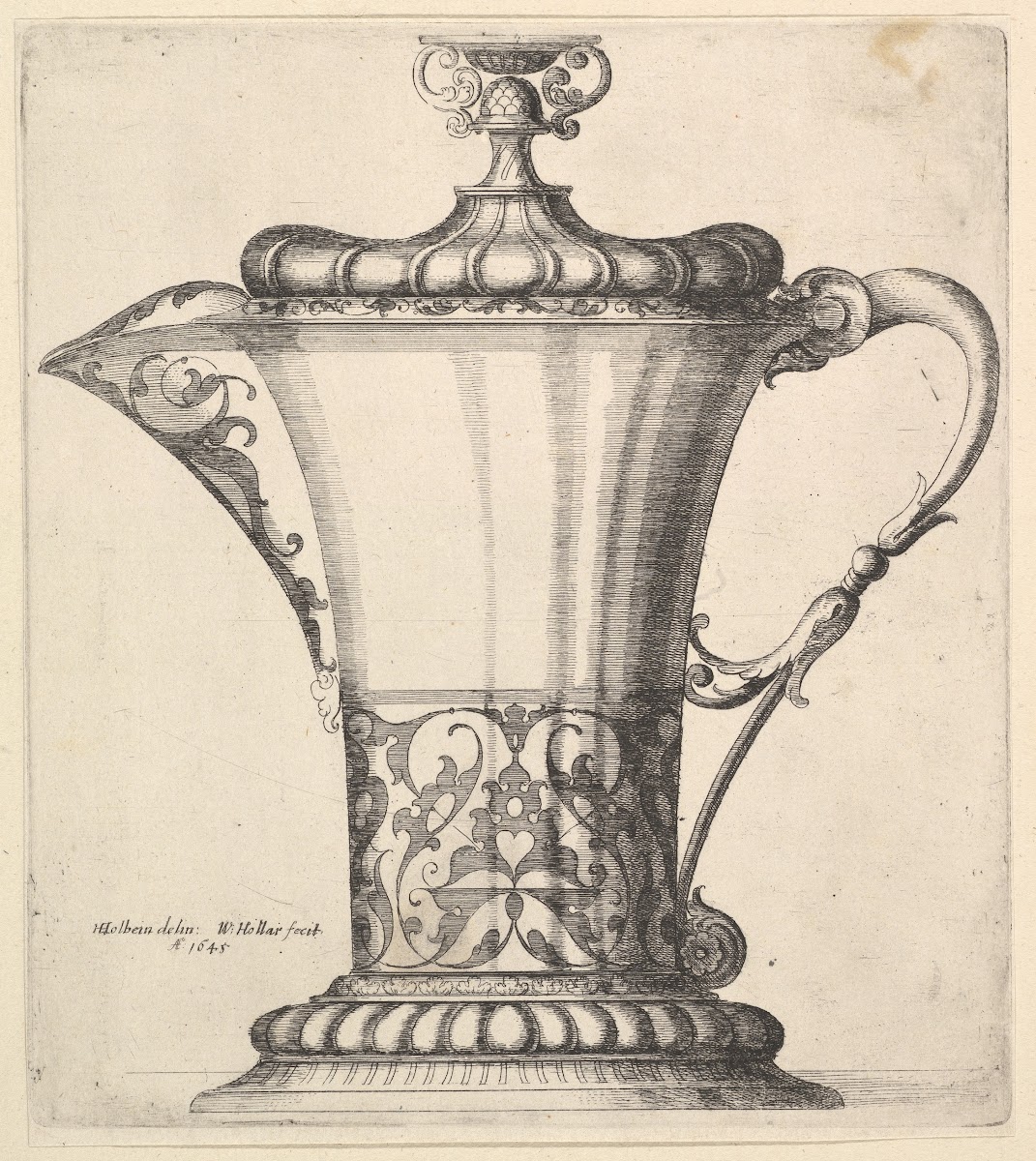 Jug with wide spout 1645