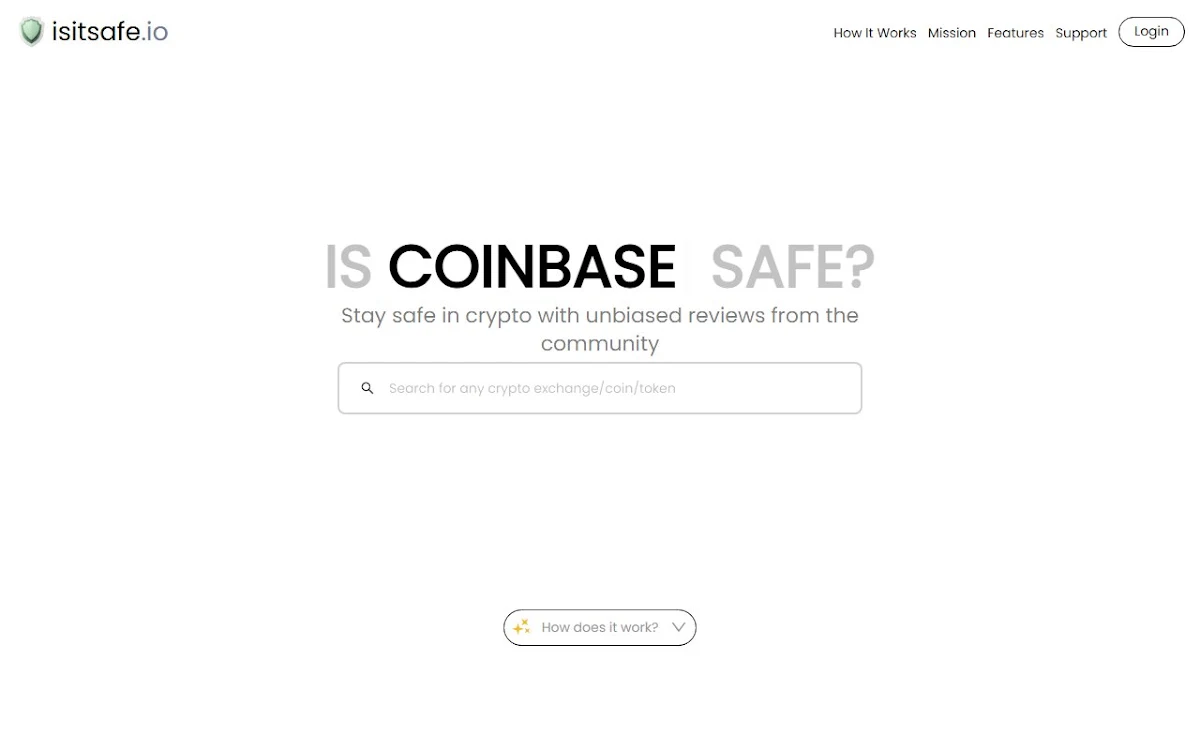 Captura de isitsafe.io