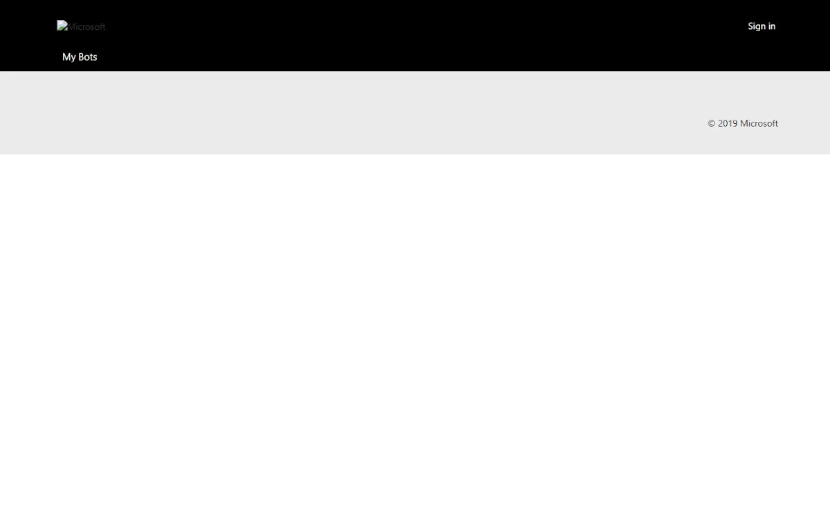 Captura de Microsoft Bot Framework
