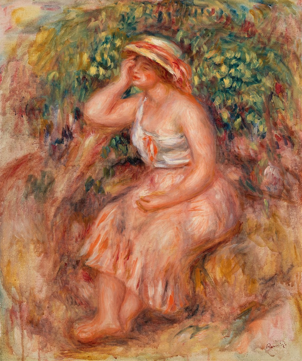 Woman Daydreaming Rêveuse 1913