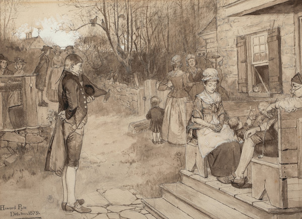 Sunday In Old Catskill 1879