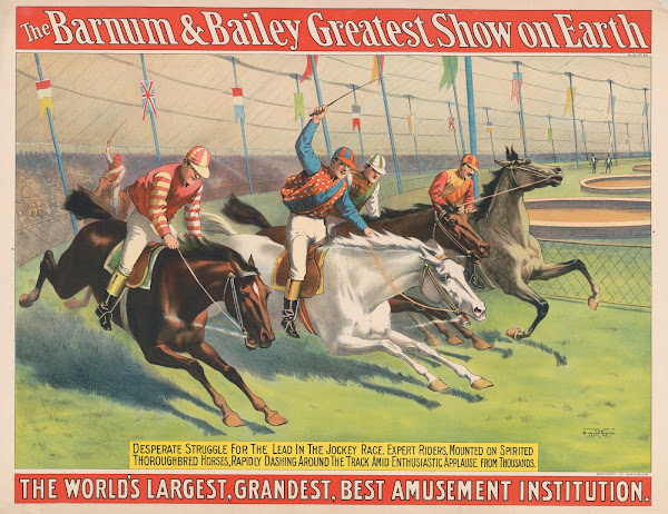 The Barnum  Bailey Greatest Show on EarthDesperate struggle for the lead in the