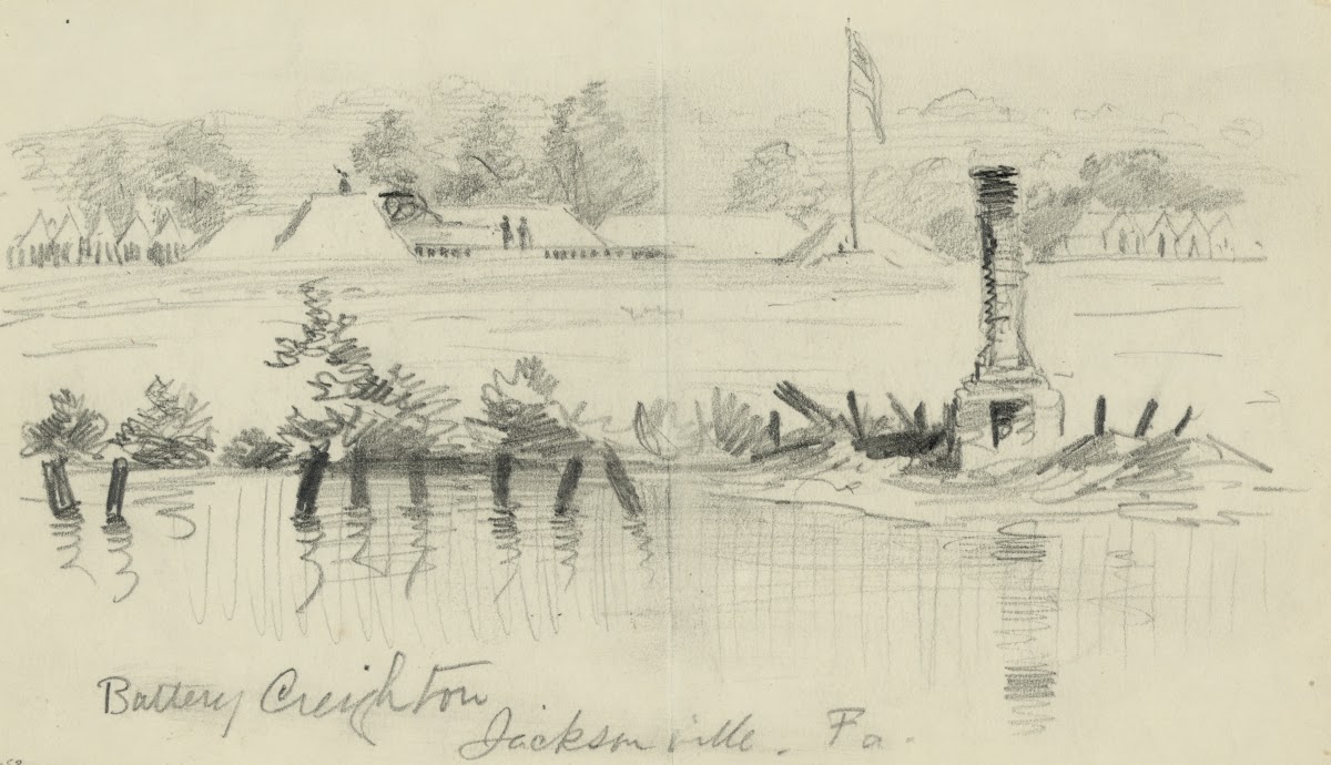 Battery Creighton Jacksonville Fa 1862 1864