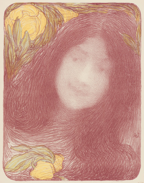 Under the Flowers Sous les Fleurs ca 1897