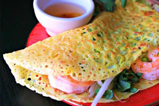 Bánh Xèo Nhân Tôm