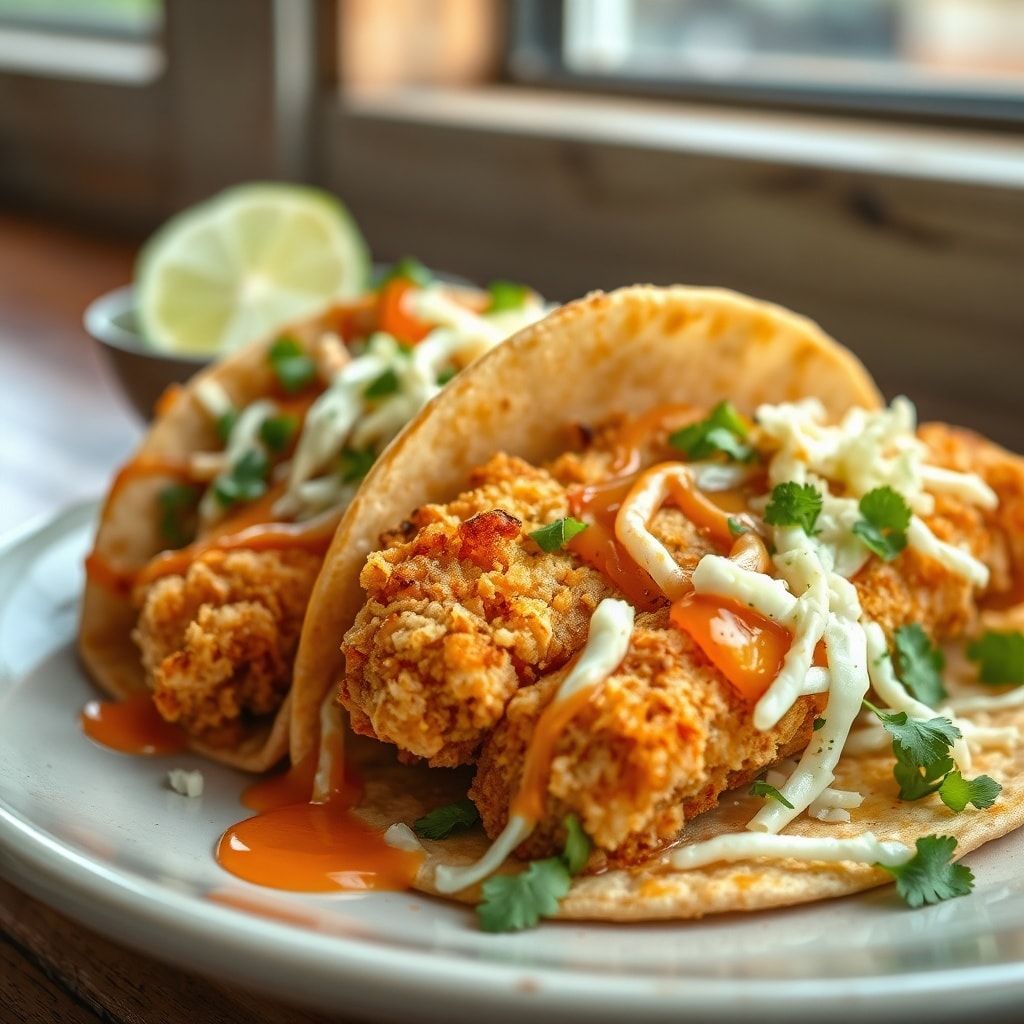 Crispy Baja Fish Tacos with Creamy Lime Slaw – Easy Weeknight Family Dinner finished