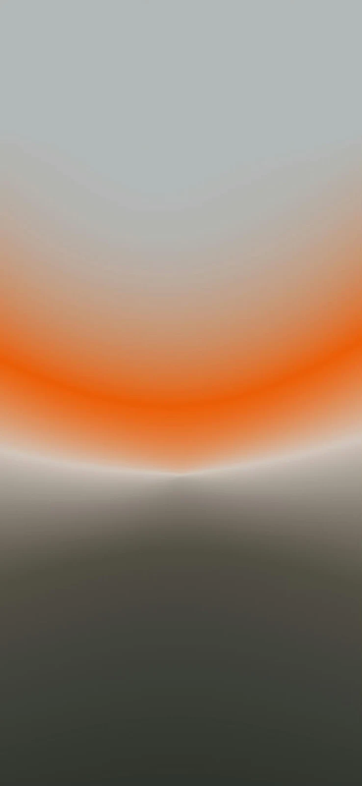 Abstract Orange And Gray Gradient - Minimalist Digital Art Full HD iPhone Wallpaper (1290x2796)