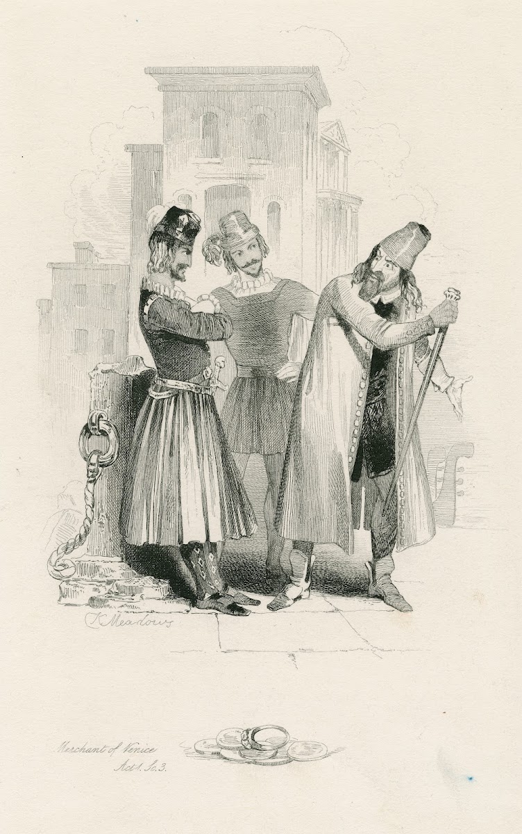 Merchant of Venice act I sc 3 1845