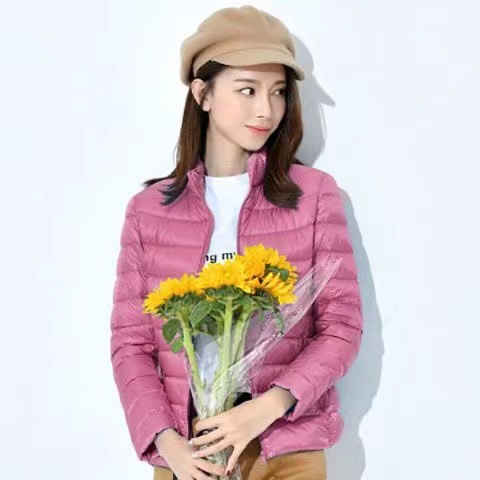 Women's Puffer Jacket, Short, Fitted, with Hood