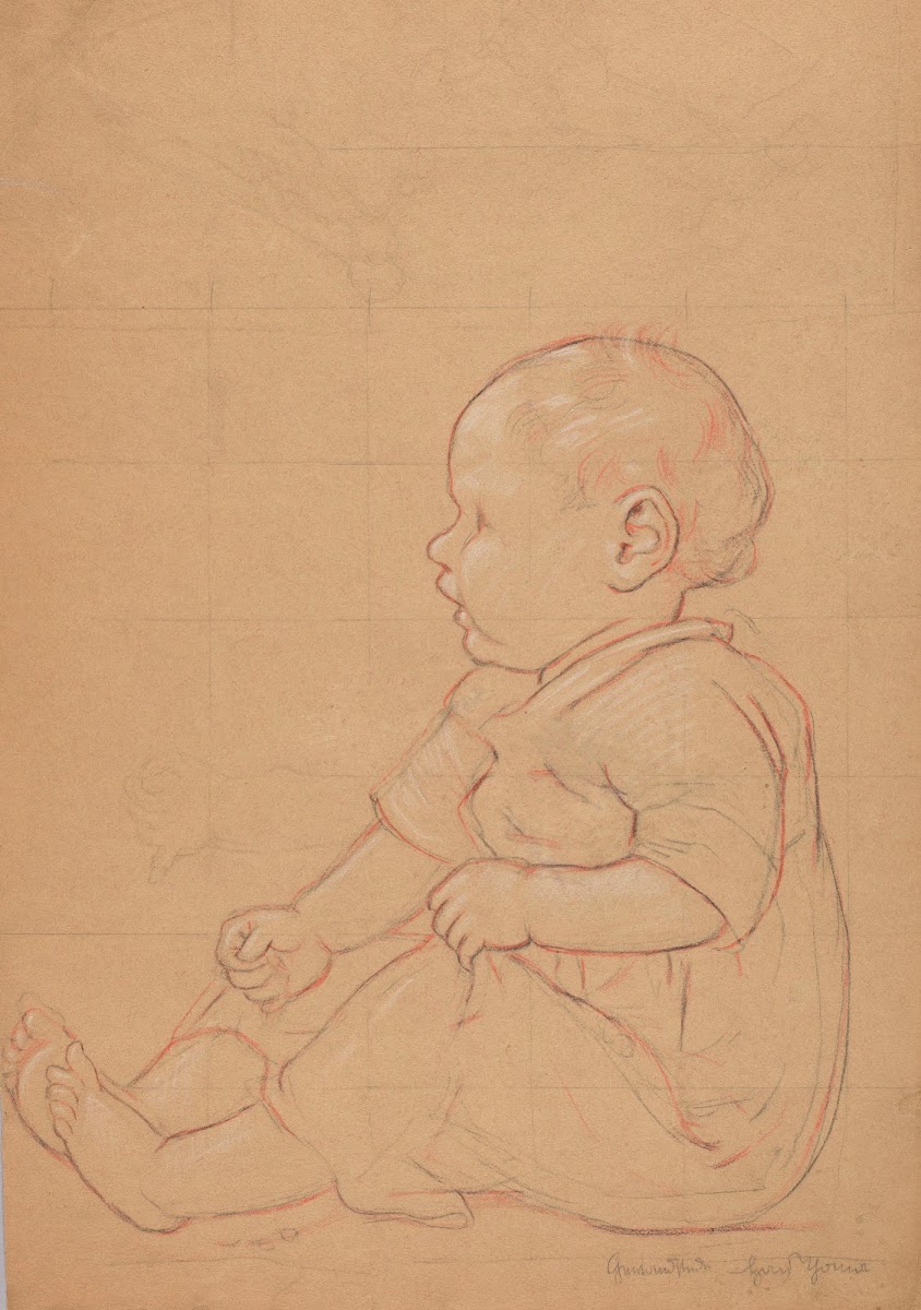 Study of a Sitting Child 1908