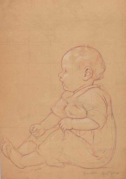 Study of a Sitting Child 1908