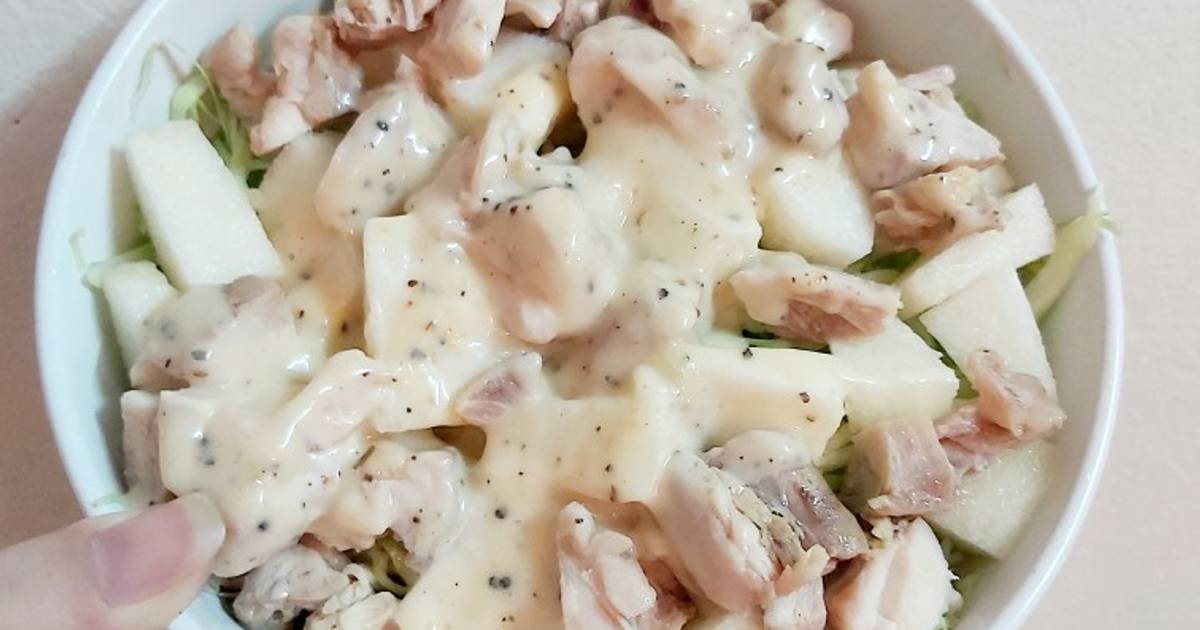 Salad Ức gà bắp cải xanh mayonnaise