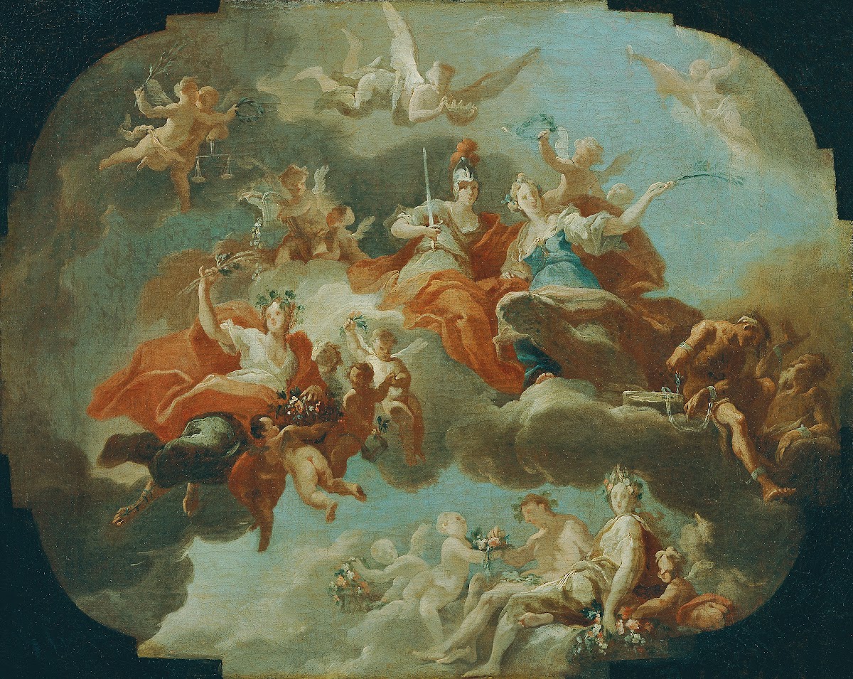 Allegory of Peace and Justice 1717