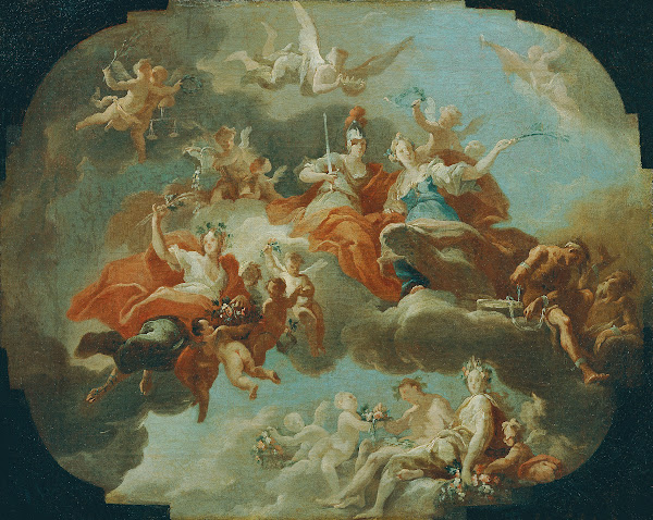 Allegory of Peace and Justice 1717