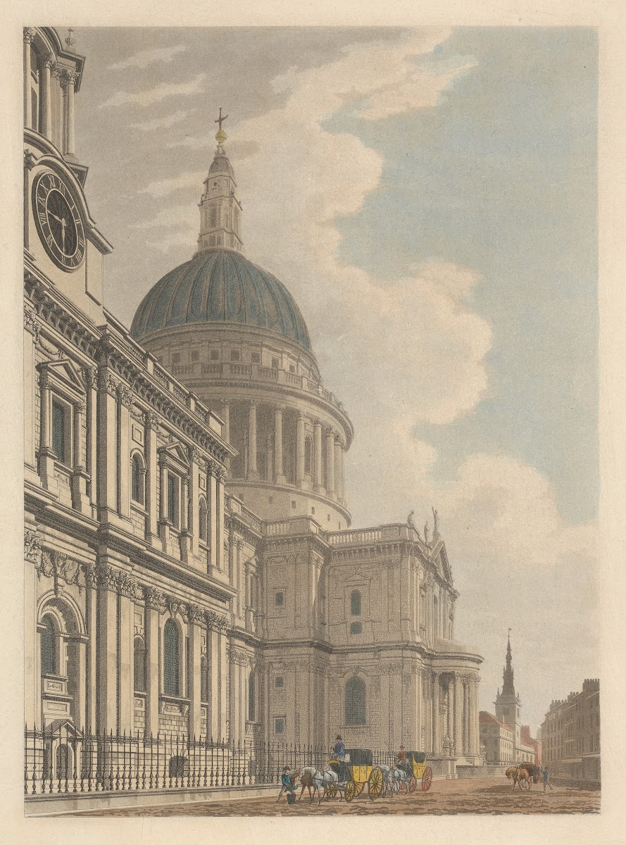 South Front of St Pauls 1801