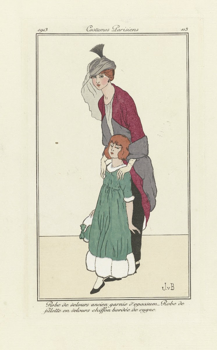 Robe de velours 1913