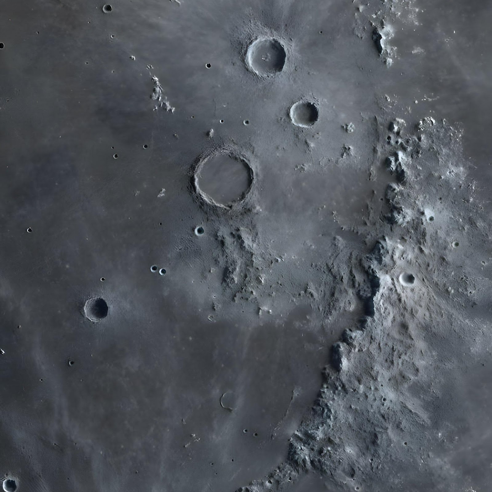 Download Close Up Of Lunar Surface 2K iPhone