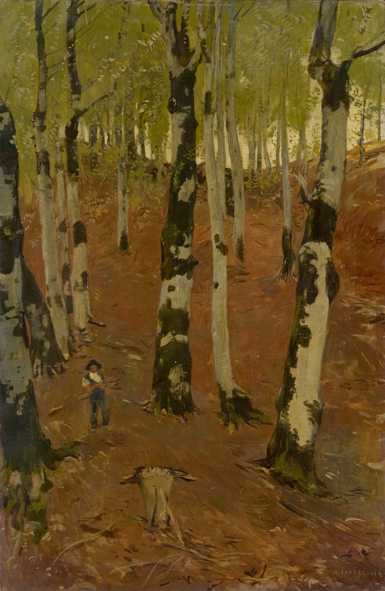 GruyèresBeech Grove with Wood Gatherer 1890