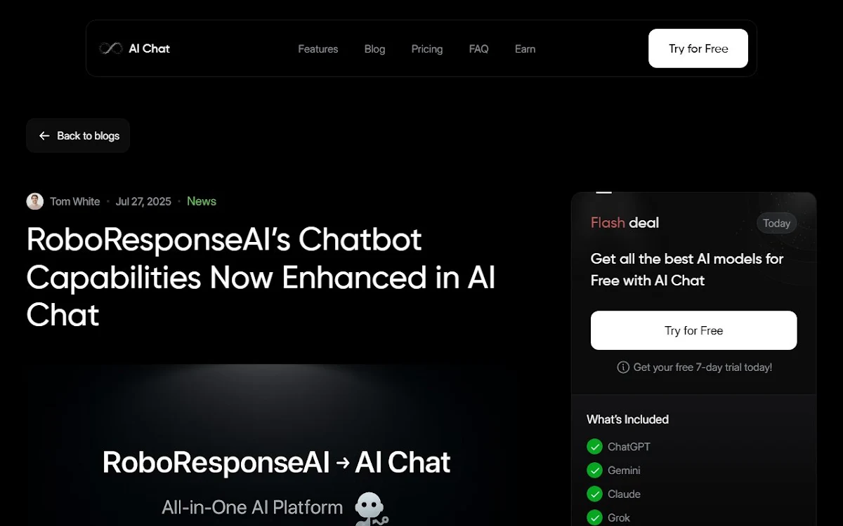 Captura de RoboResponseAI